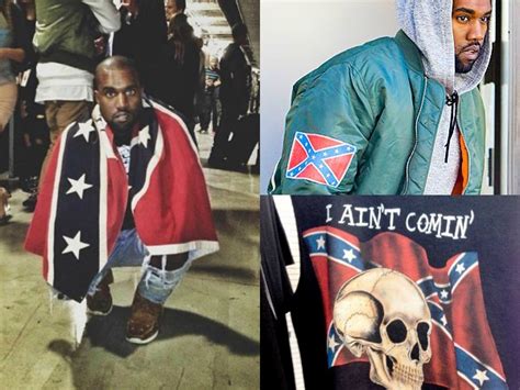 kanye west confederate clothes fake or real|Kanye West once wore the Confederate flag. What does he think .